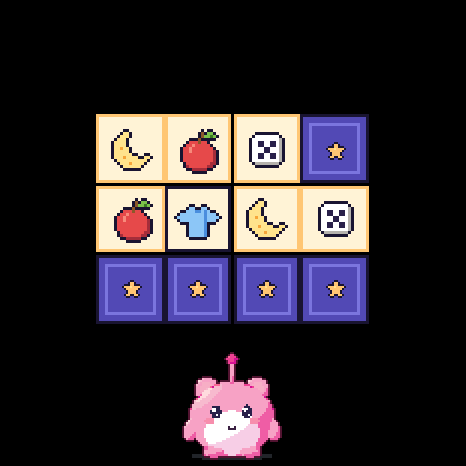Memory Pairs: a grid of cards with two pairs found
